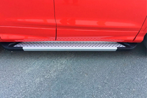 Ford Kuga/Escape 2013–2019 Stranske stopnice Allmond Grey (2 kos, aluminij) fotografija 6