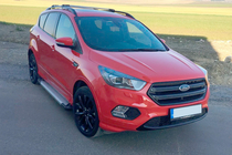 Ford Kuga/Escape 2013–2019 Stranske stopnice Allmond Grey (2 kos, aluminij) fotografija 2