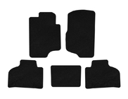 Chevrolet Silverado 2007–2013 Premium tekstilni tepihi za avto (Črni) fotografija 1