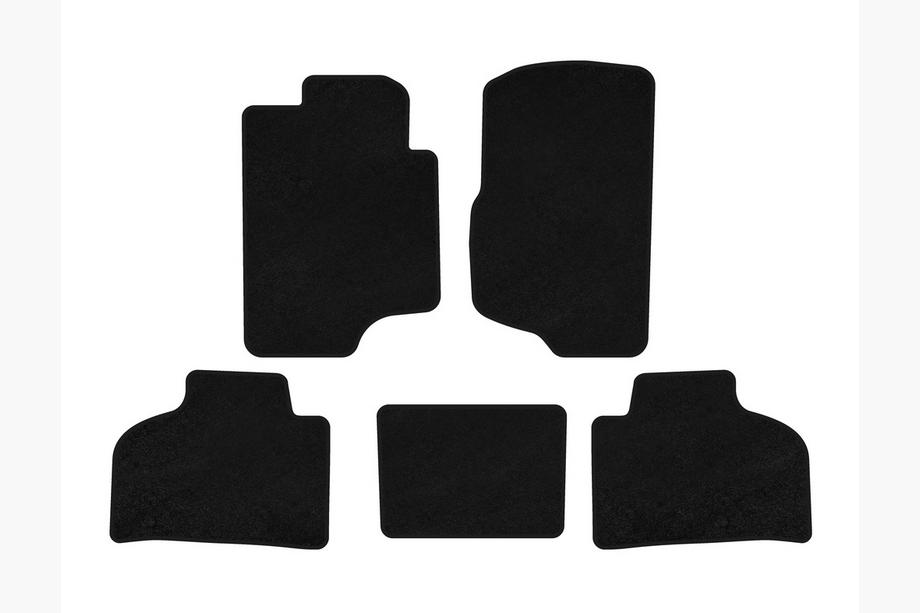 Chevrolet Silverado 2007–2013 Premium tekstilni tepihi za avto (Črni) Image