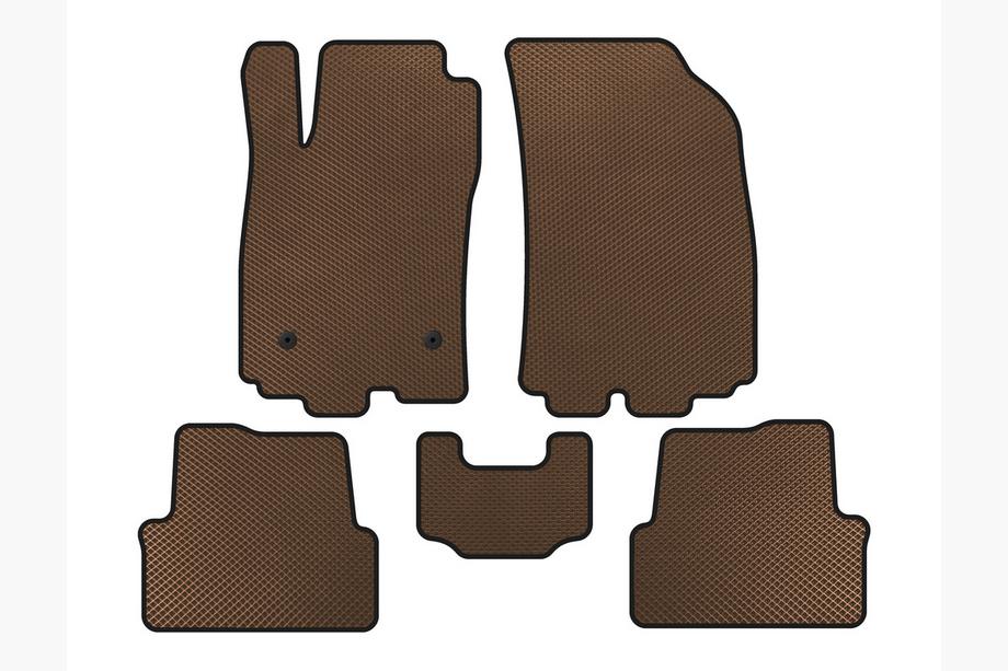 Chevrolet Sonic 2011–2022 EVA avtomobilski tepihi za notranjost (HB, rjavi) Image