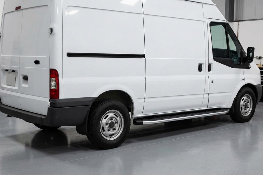 Ford Transit 2000–2014 Stranske stopnice Fullmond (2 kos, aluminij) Image