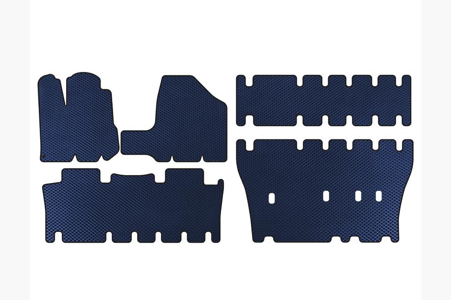 Toyota Sienna 2003–2009 EVA tepihi za avto (3 vrste, modri) Image
