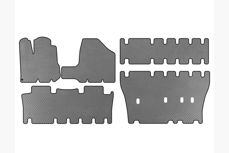 Toyota Sienna 2003–2009 EVA preproge za notranjost (3 vrste, siva) Image