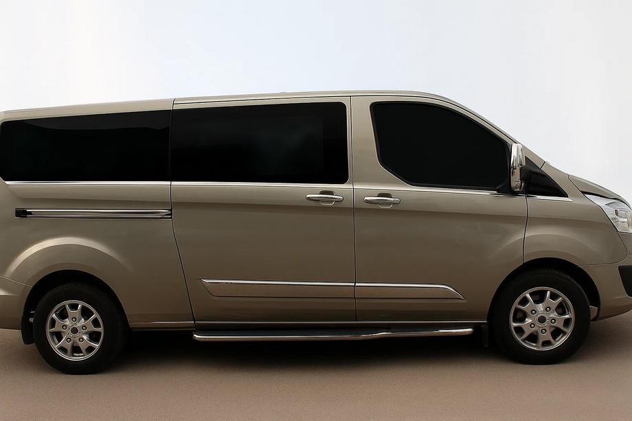 Ford Custom 2013–2022 Spodnje okenske letve (8 kos, nerjaveče jeklo) Image
