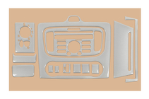 Ford Focus II 2008–2011 Obloge za panel Clima (mini set, aluminij) fotografija 2