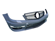 Mercedes razred C W204 2007–2015 Sprednji odbijač 2011-2014 AMG C63 z masko Diamond Black fotografija 3