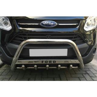 Sprednji zaščitni lok WT004 (inox) Ford Custom 2013–2022 fotografija 1