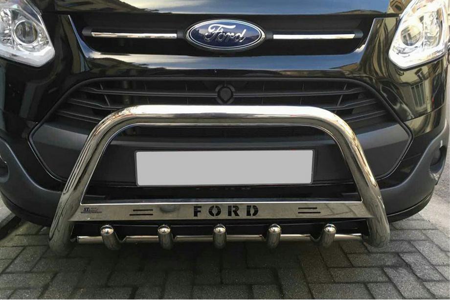 Ford Custom 2013–2022 Sprednji zaščitni lok WT004 (inox) Image