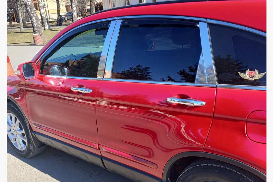 Honda CRV 2007–2011 Nerjavni pokrovi stebričkov vrat (8 kos) Fotografija 7