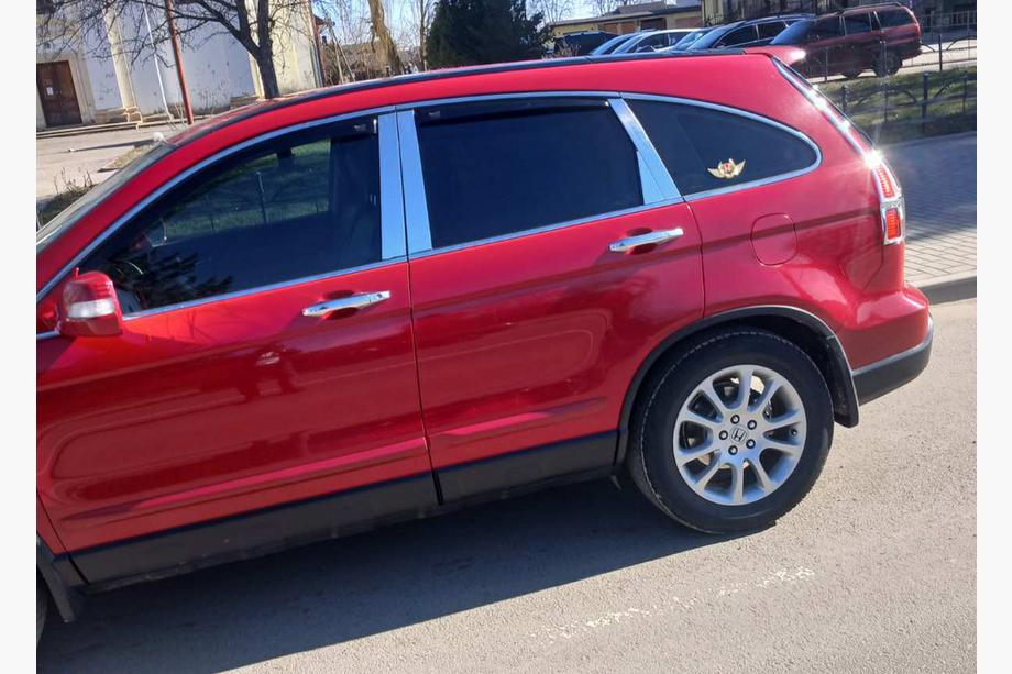 Honda CRV 2007–2011 Nerjavni pokrovi stebričkov vrat (8 kos) Fotografija 9
