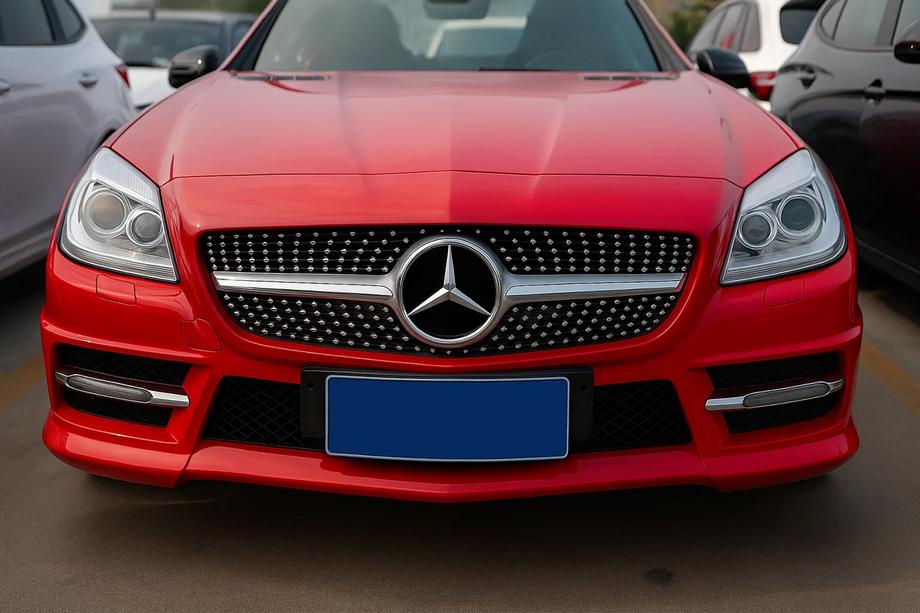 Mercedes SLK R172 2011–2016 Sprednja maska hladilnika Diamond Black Image