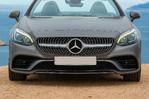 Mercedes SLC R172 2016–2020 Sprednja maska hladilnika Diamond Silver fotografija 1