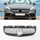 Mercedes SLC R172 2016–2020 Sprednja maska hladilnika Diamond Silver fotografija 3