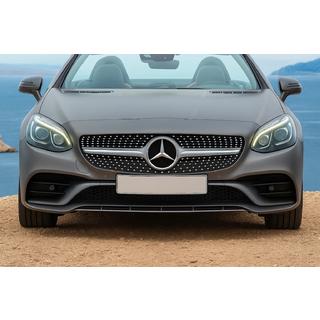 Sprednja maska hladilnika Diamond Silver Mercedes SLC R172 2016–2020 fotografija 1