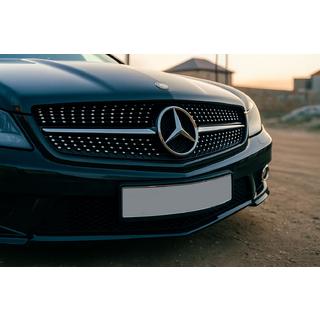 Sprednja maska Diamond Black (2008-2011) Mercedes SL R230 2001–2011 fotografija 1