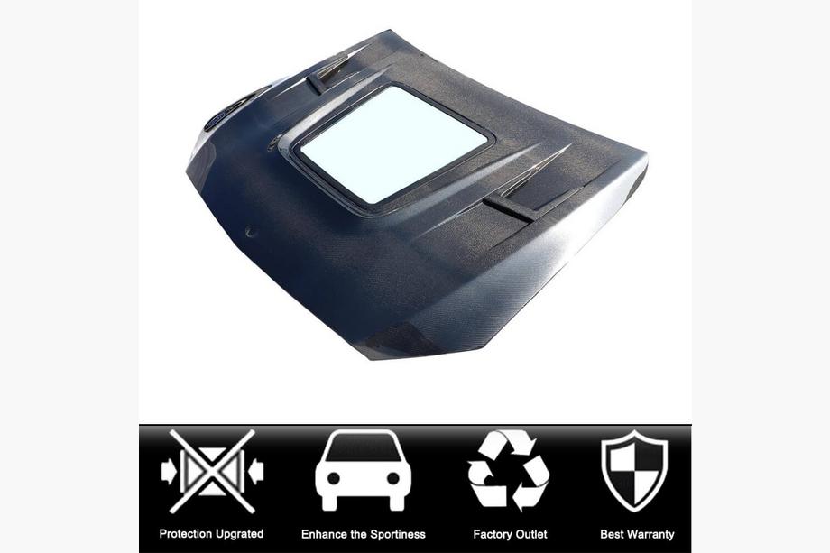 Mercedes C-class W205 2014–2021 Pokrov motorja V1 (Carbon) Fotografija 2
