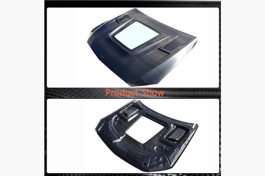 Mercedes C-class W205 2014–2021 Pokrov motorja V1 (Carbon) Fotografija 5