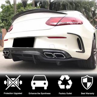 Difuzor zadnjega odbijača V2 (za C63 AMG Coupé/Cabriolet 2015-2019, karbon) fotografija 2