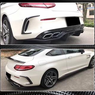 Difuzor zadnjega odbijača V2 (za C63 AMG Coupé/Cabriolet 2015-2019, karbon) fotografija 3