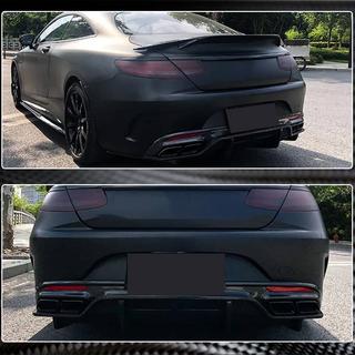 Difuzor zadnjega odbijača V2 (za C63 AMG Coupé/Cabriolet 2015-2019, karbon) fotografija 4