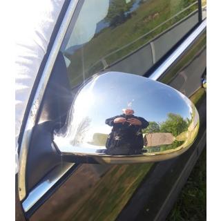 Kromirani pokrovi vzvratnih ogledal (2 kosa, nerjaveče jeklo) fotografija 4