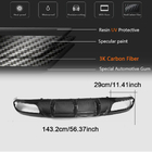 Mercedes C-class W205 2014–2021 Difuzor zadnjega odbijača V1 (za coupe/cabriolet C63 AMG 2015-2019, karbonska vlakna) fotografija 2