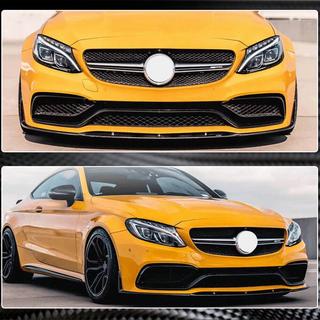 Sprednja lipa odbijača Lip V1 (za coupe/cabriolet C63 AMG 2015-2019, karbon) fotografija 3