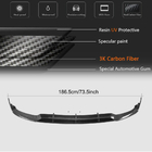 Mercedes C-class W205 2014–2021 Sprednji lip odbijača Lip V2 (za kupe/kabriolet C63 AMG 2015-2019, karbon) fotografija 6