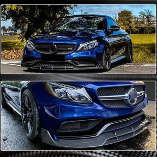 Sprednji lip odbijača Lip V2 (za kupe/kabriolet C63 AMG 2015-2019, karbon) fotografija 4
