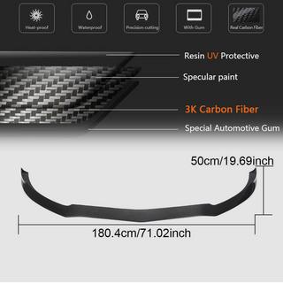 Karbon sprednji lip spojler Lip V3 (za coupe/kabriolet C63 AMG 2015-2019) fotografija 4