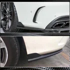 Mercedes C-class W205 2014–2021 Vstavki zadnjega difuzorja V2 (za kupe/kabriolet AMG-Line / C43 AMG 2015-2019, karbon) fotografija 3