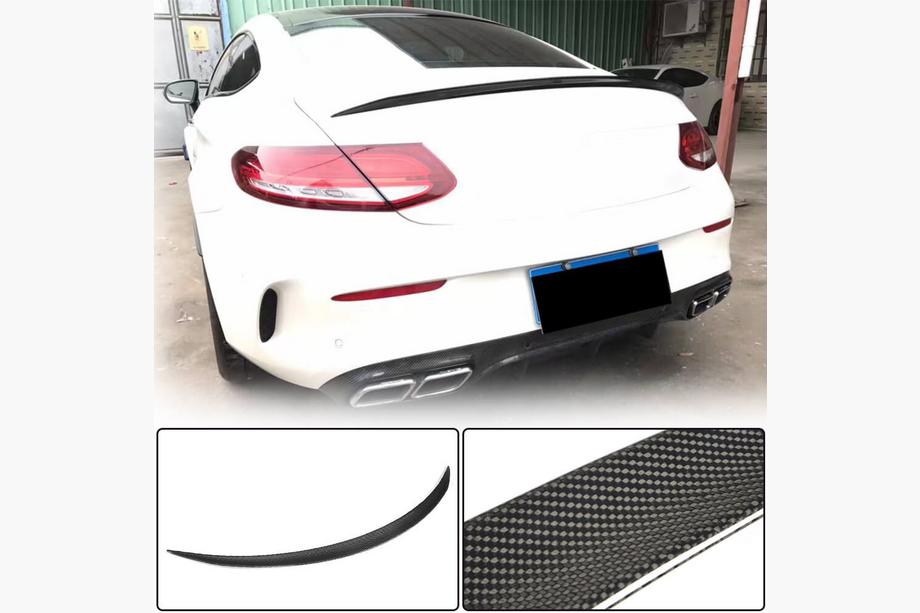 Mercedes C-class W205 2014–2021 Spojler V3 (za kupe 2015-2019, karbon) Image