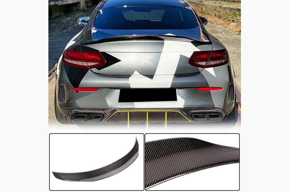 Mercedes C-class W205 2014–2021 Spojler V4 (za kupe 2015-2019, karbon) Image