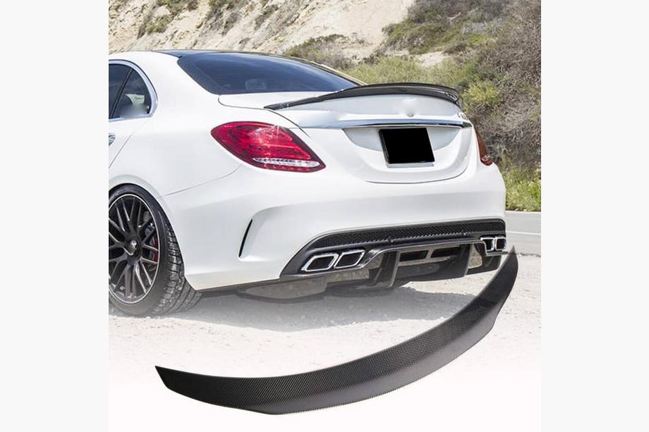 Mercedes C-class W205 2014–2021 Spojler V4 (za SD 2015-2021, karbon) Image