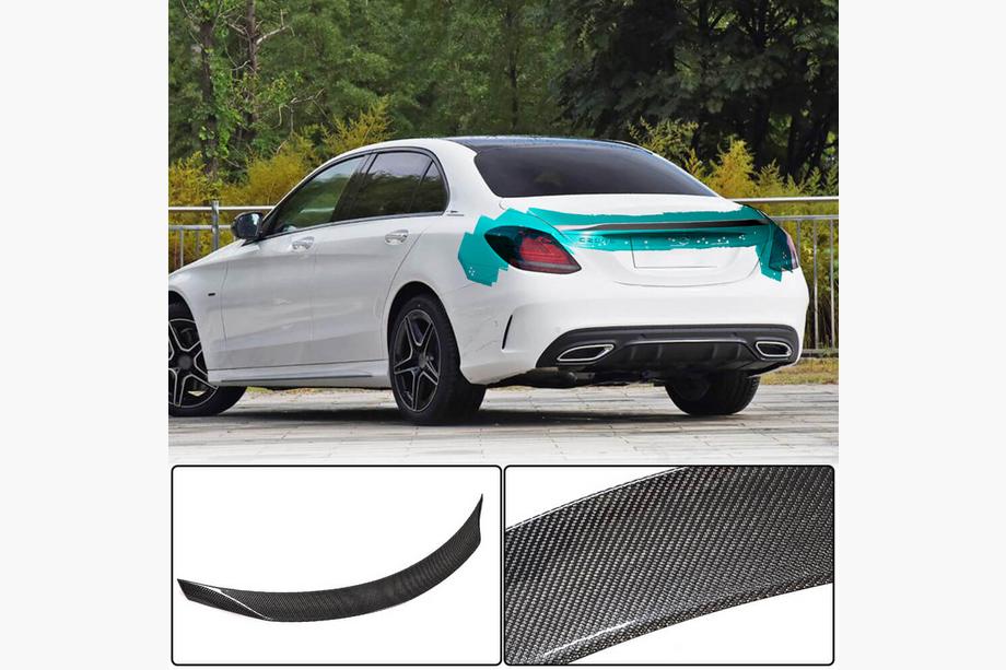 Mercedes C-class W205 2014–2021 Spojler V5 (za SD 2015-2021, karbon) Image