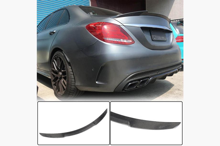 Mercedes C-class W205 2014–2021 Spojler V6 (za SD 2015-2021, karbon) Image