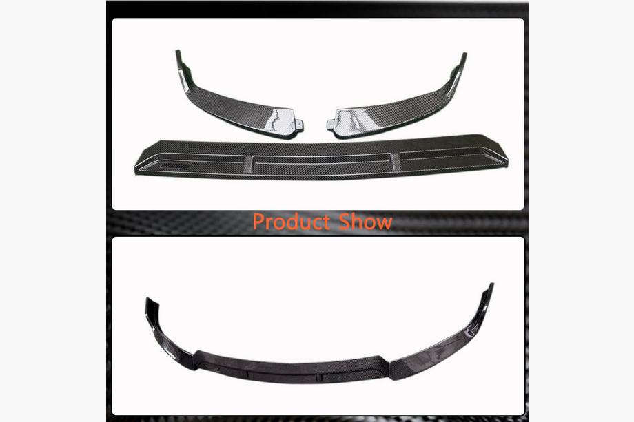 Mercedes C-class W205 2014–2021 Lip spojler za sprednji odbijač (za SD AMG-Line 2019-2021, karbon) Fotografija 4