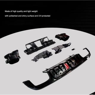 Difuzor zadnjega odbijača z izpušnimi zaključki (za SD C43 AMG 2015-2021, karbon) Mercedes C-class W205 2014–2021 fotografija 3