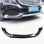 Mercedes C-class W205 2014–2021 Lip za sprednji odbijač Lip V1 (za SD Base 2019-2021, karbon) fotografija 1