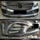 Mercedes C-class W205 2014–2021 Karbon zaščitni lip za sprednji odbijač (2019-2021, Carbon) fotografija 4
