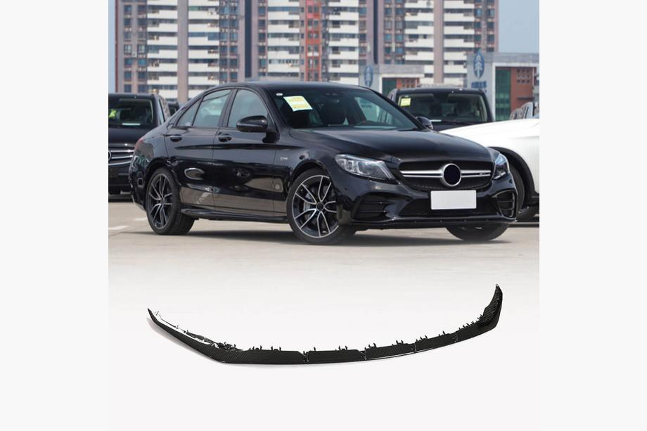 Mercedes C-class W205 2014–2021 Dodatek sprednjega odbijača Lip V2 (za C43 AMG 2019-2021, karbon) Image