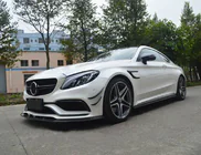 Mercedes C-class W205 2014–2021 Obloge prednjih blatnikov (za coupe/kabriolet C63 AMG 2015-2019, karbon) fotografija 6