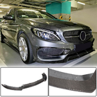 Mercedes C-class W205 2014–2021 Ustnica sprednjega odbijača Lip V1 (za C43 AMG 2015-2019, karbon) fotografija 1