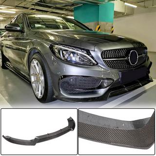 Ustnica sprednjega odbijača Lip V1 (za C43 AMG 2015-2019, karbon) fotografija 1