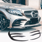 Mercedes C-class W205 2014–2021 Dodatki za sprednji odbijač V1 (za C43 AMG 2019-2021, karbon) fotografija 1