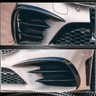 Mercedes C-class W205 2014–2021 Dodatki za sprednji odbijač V1 (za C43 AMG 2019-2021, karbon) fotografija 5