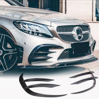Dodatki za sprednji odbijač V1 (za C43 AMG 2019-2021, karbon) fotografija 1
