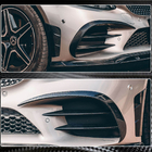 Mercedes C-class W205 2014–2021 Obloge sprednjega odbijača V2 (za C43 AMG 2019-2021, karbon) fotografija 5