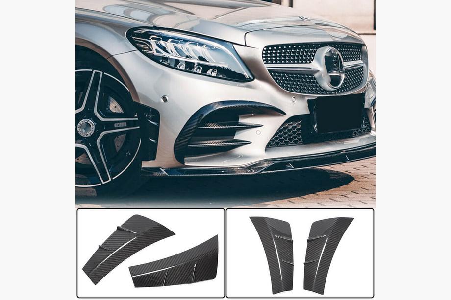 Mercedes C-class W205 2014–2021 Obloge sprednjega odbijača V2 (za C43 AMG 2019-2021, karbon) Image
